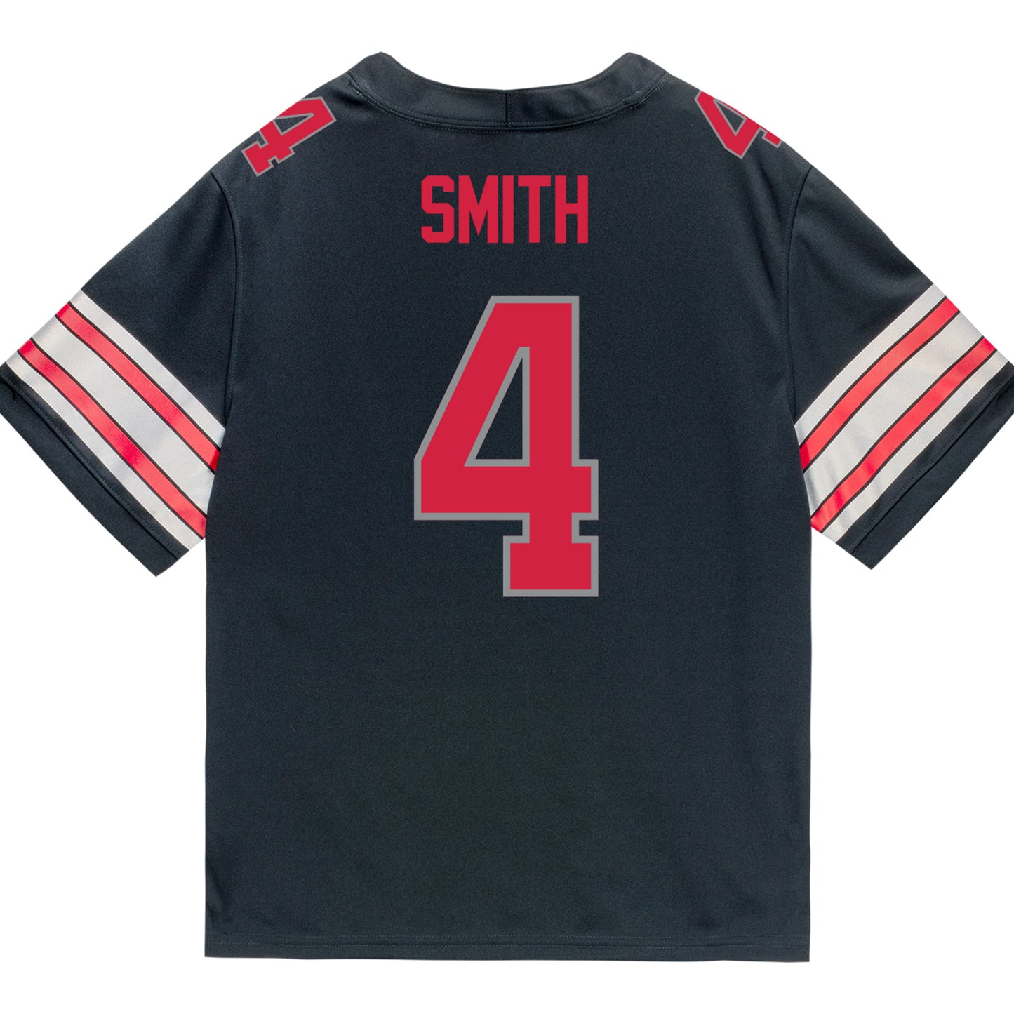 Ohio State Buckeyes Nike #4 Jeremiah Smith Student Athlete Black Football Jersey