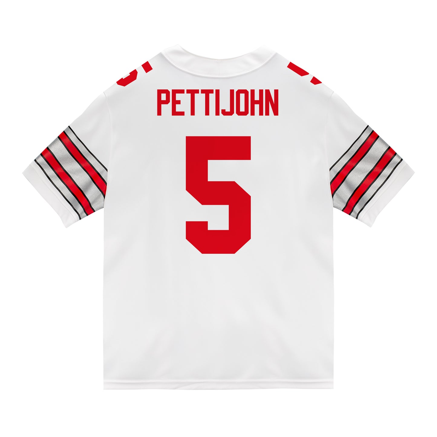 Ohio State Buckeyes Nike #5 Riley Pettijohn Student Athlete White Football Jersey