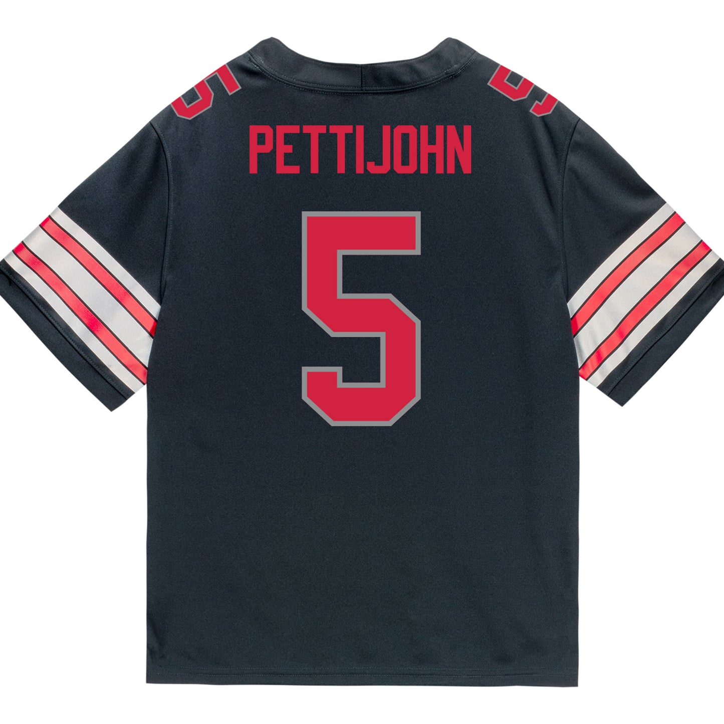 Ohio State Buckeyes Nike #5 Riley Pettijohn Student Athlete Black Football Jersey