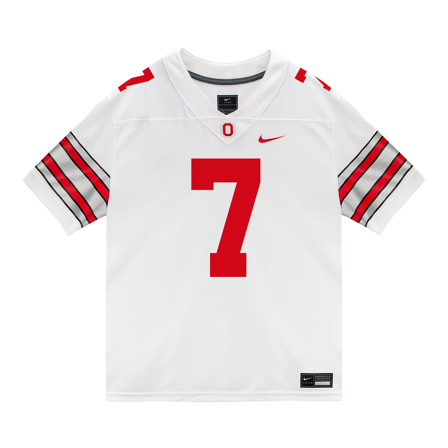 Ohio State Buckeyes Nike #7 Jermaine Mathews Jr. Student Athlete White Football Jersey