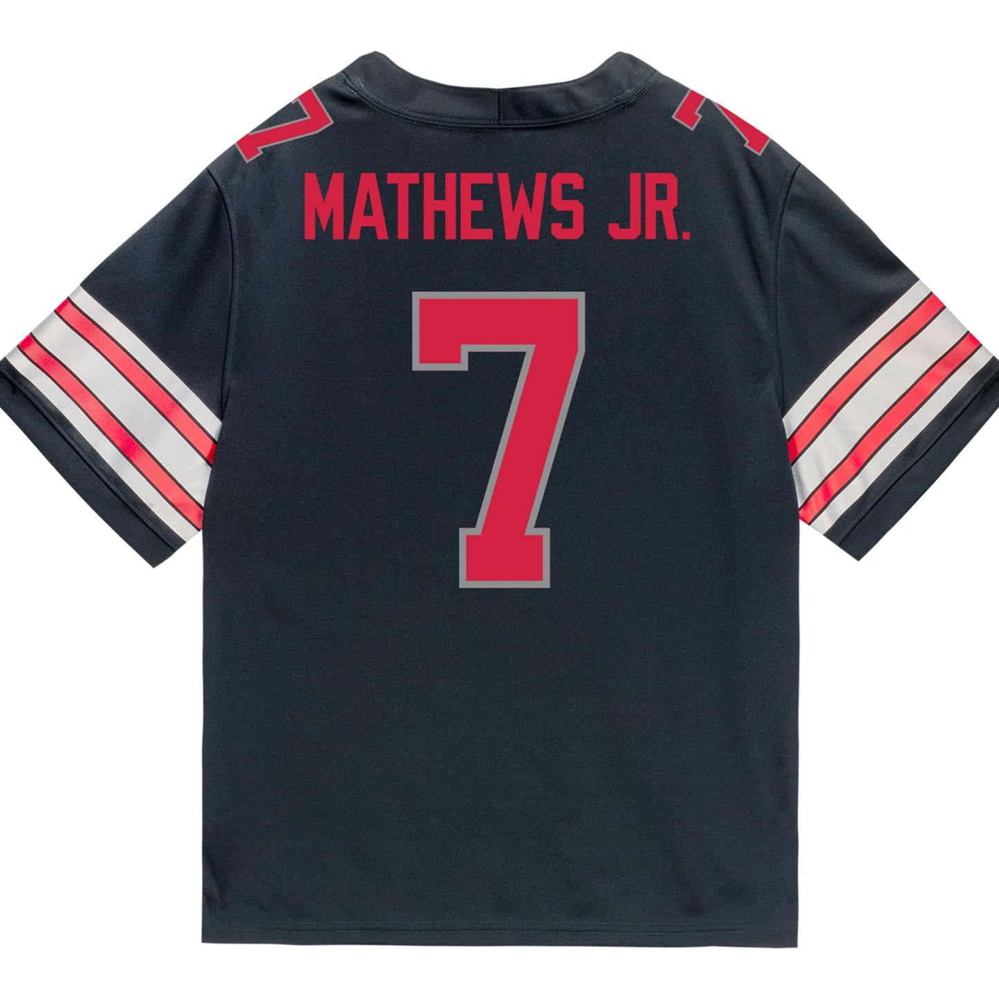 Ohio State Buckeyes Nike #7 Jermaine Mathews Jr. Student Athlete Black Football Jersey