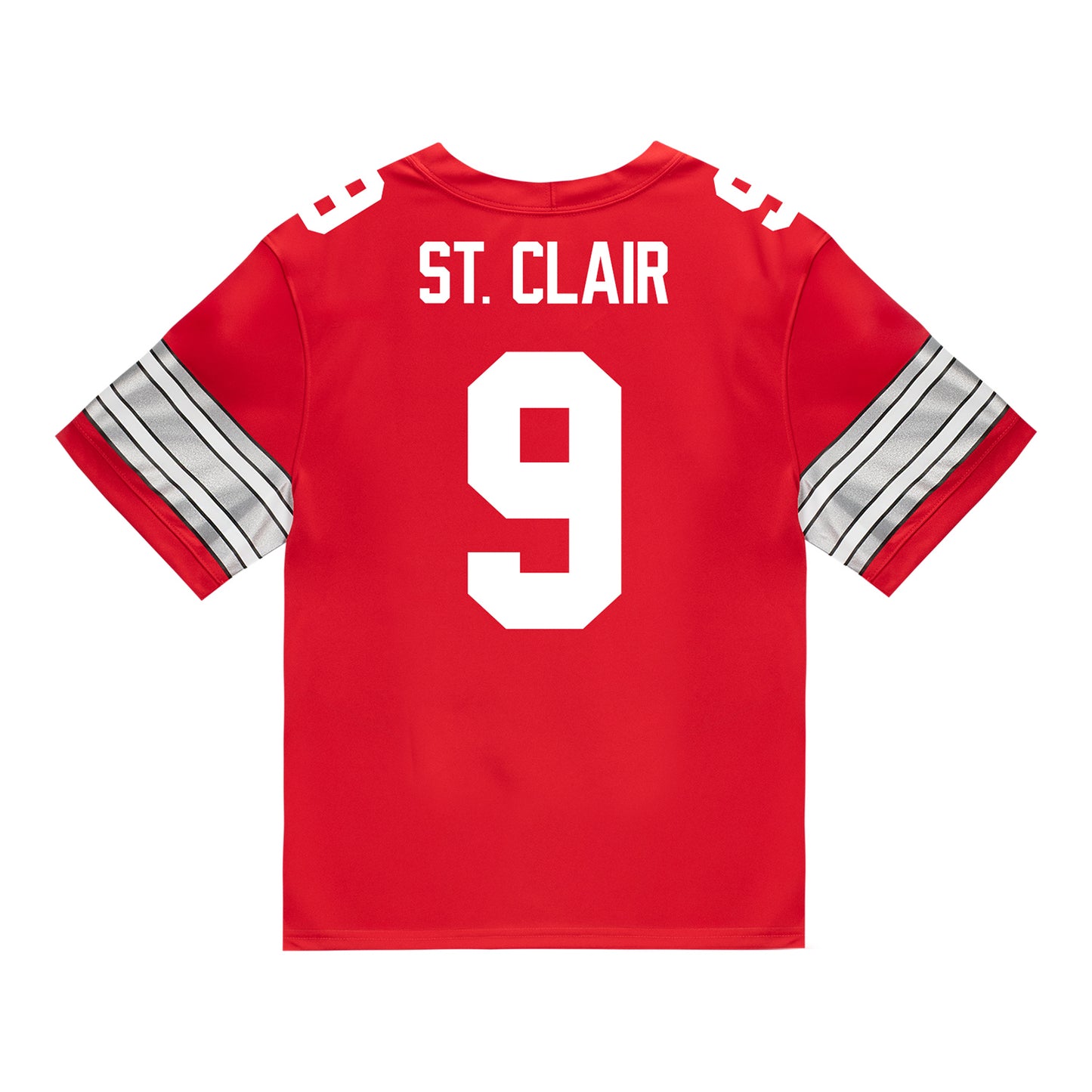 Ohio State Buckeyes Nike #9 Tavien St. Clair Student Athlete Scarlet Football Jersey