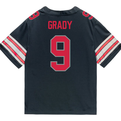 Ohio State Buckeyes Nike #9 Zion Grady Student Athlete Black Football Jersey