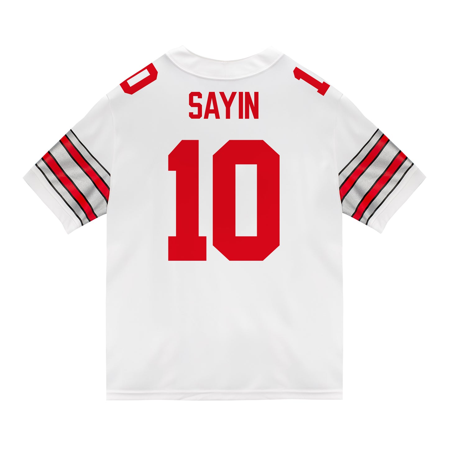 Ohio State Buckeyes Nike #10 Julian Sayin Student Athlete White Football Jersey