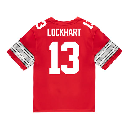 Ohio State Buckeyes Nike #13 Miles Lockhart Student Athlete Scarlet Football Jersey