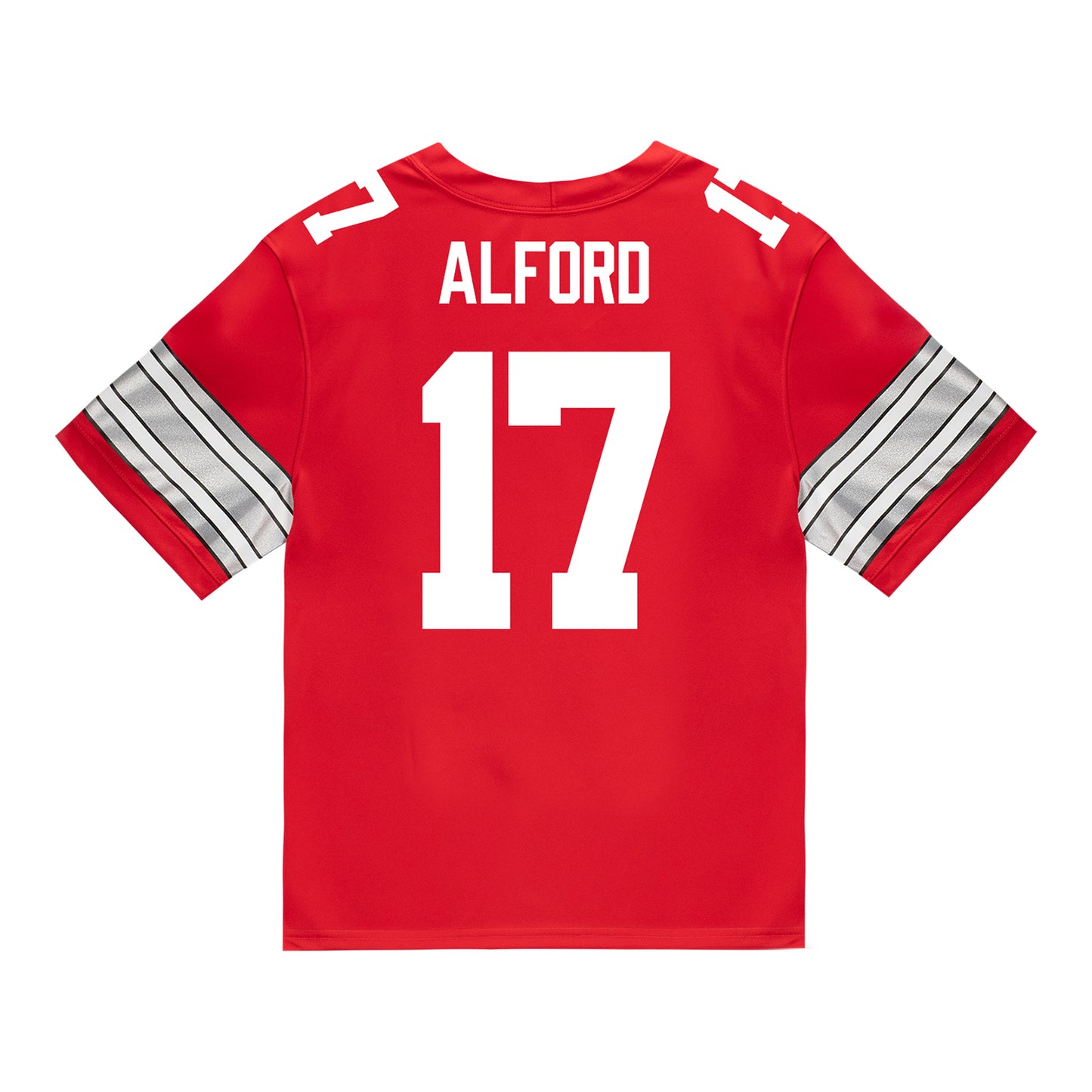 Ohio State Buckeyes Nike #17 TJ Alford Student Athlete Scarlet Football Jersey