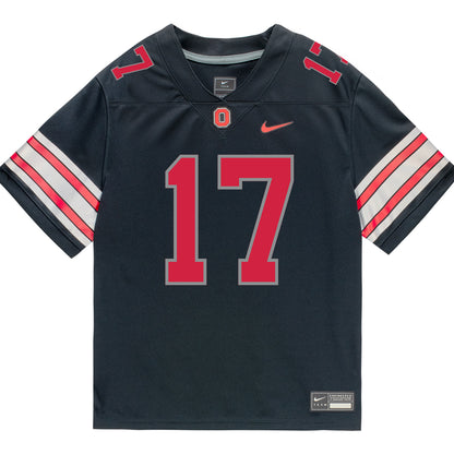 Ohio State Buckeyes Nike #17 TJ Alford Student Athlete Black Football Jersey