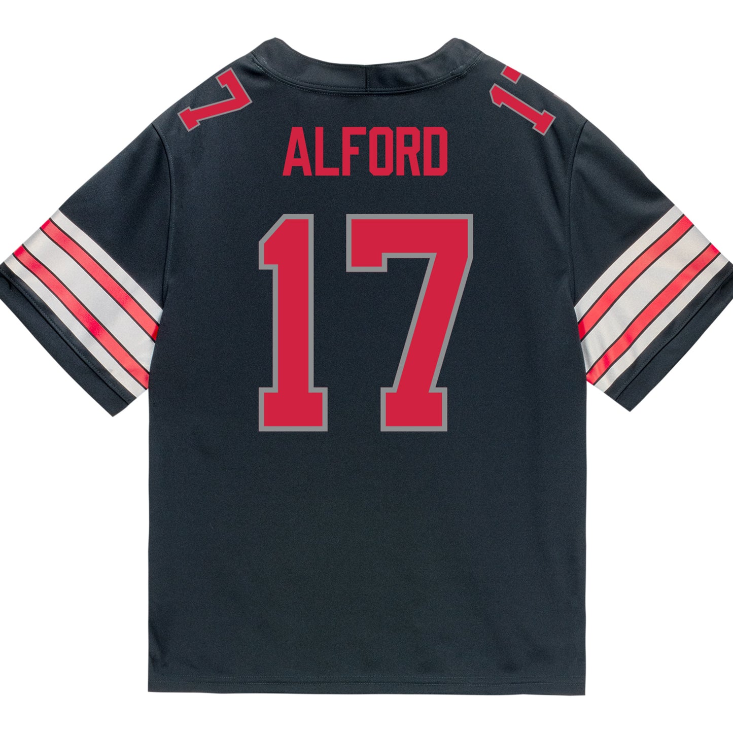 Ohio State Buckeyes Nike #17 TJ Alford Student Athlete Black Football Jersey