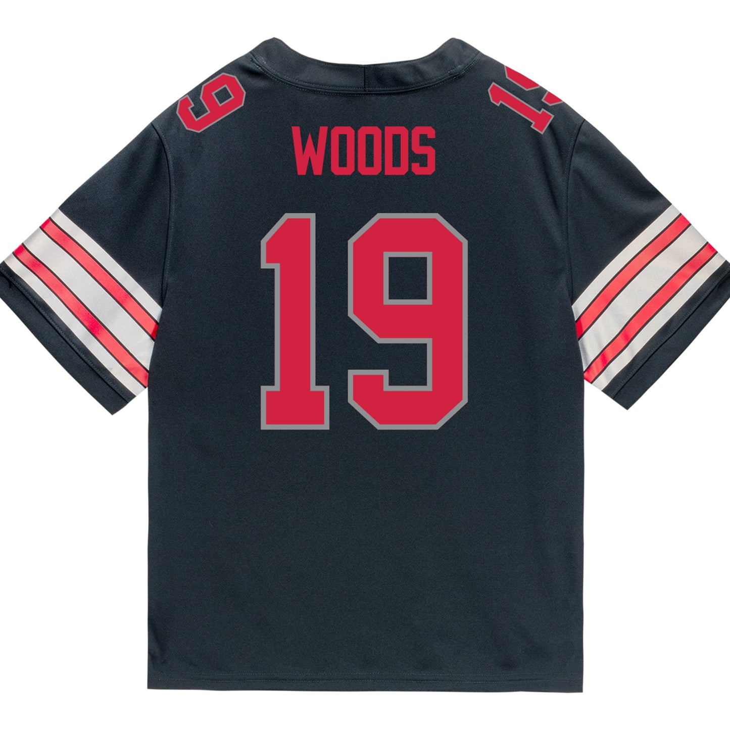 Ohio State Buckeyes Nike #19 Jordyn Woods Student Athlete Black Football Jersey