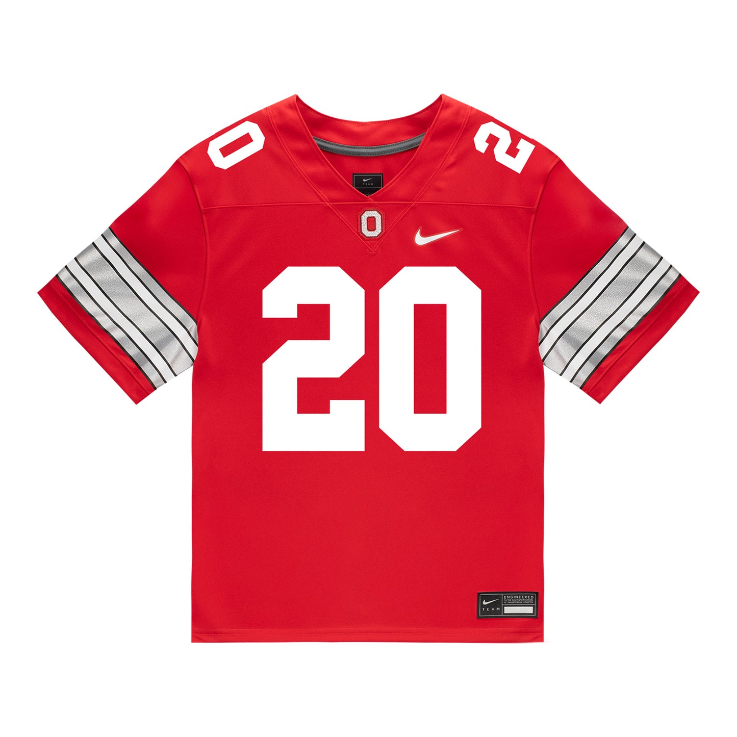 Ohio State Buckeyes Nike #20 Cincere Johnson Student Athlete Scarlet Football Jersey