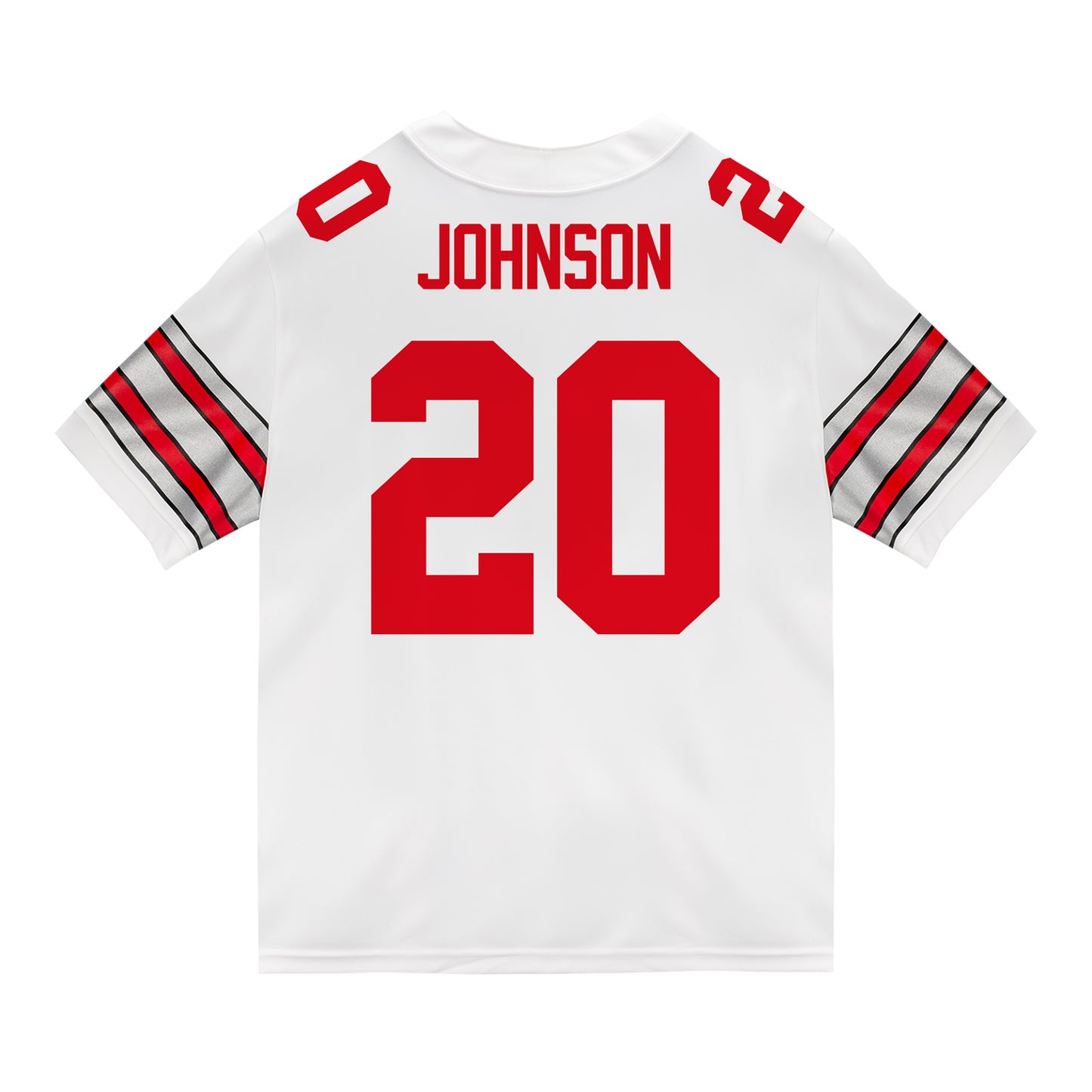 Ohio State Buckeyes Nike #20 Cincere Johnson Student Athlete White Football Jersey