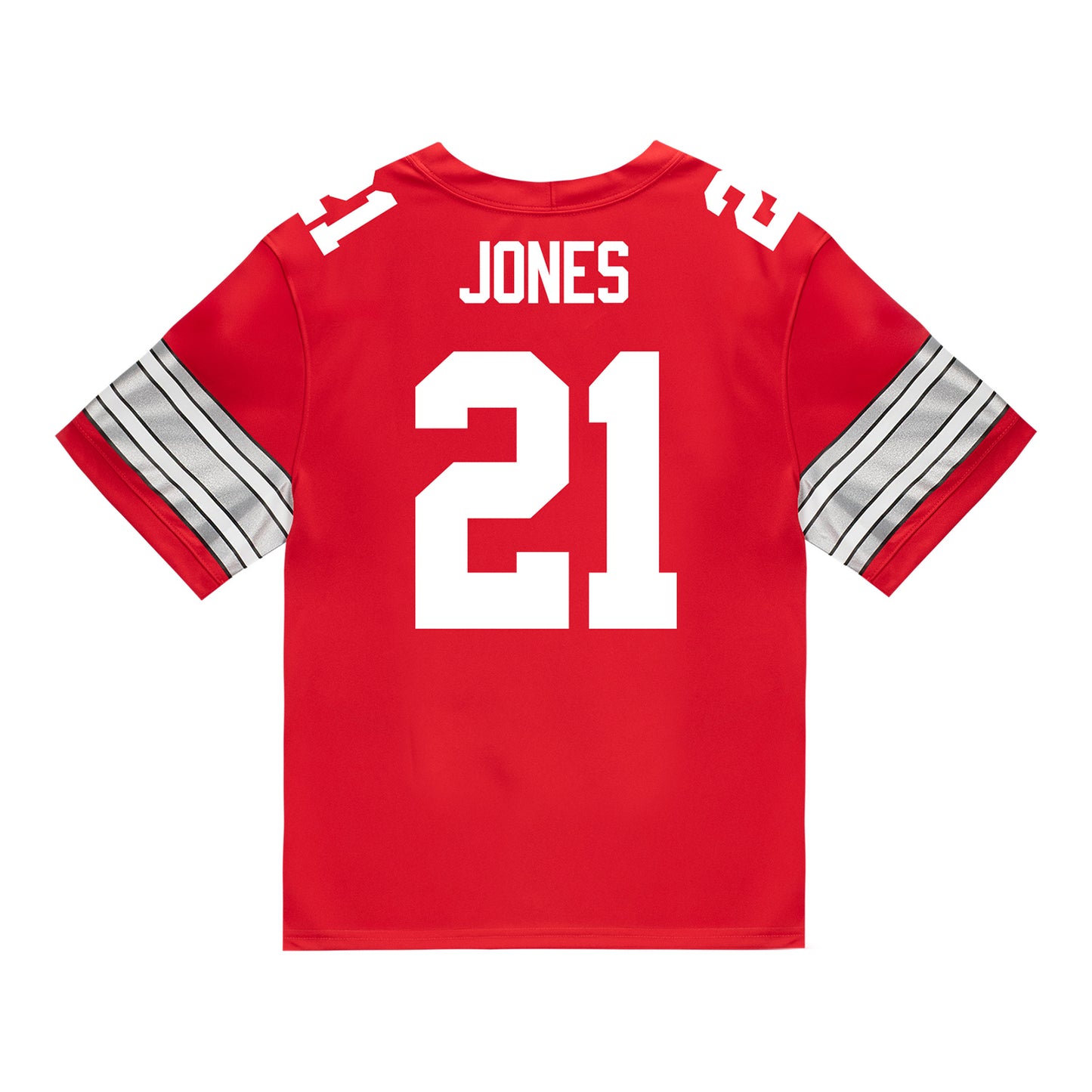 Ohio State Buckeyes Nike #21 Brenten Jones Student Athlete Scarlet Football Jersey