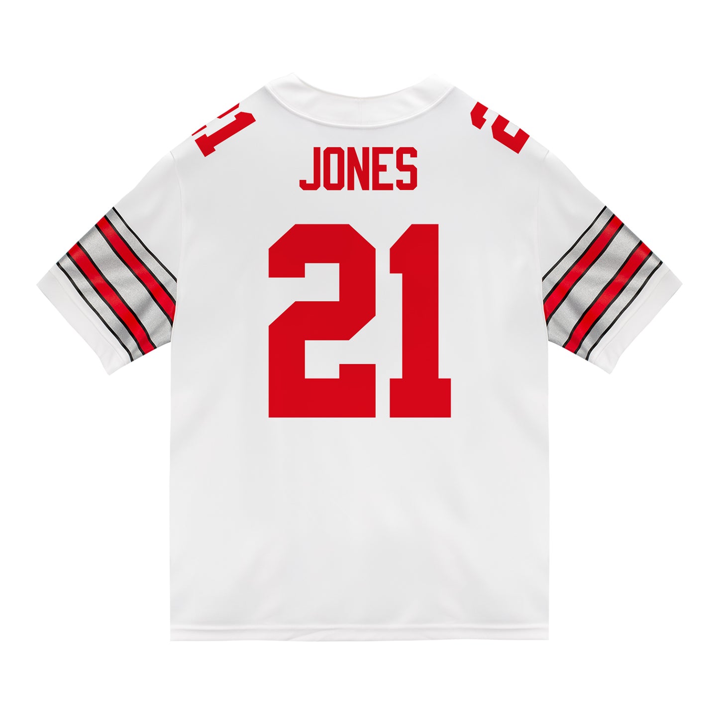 Ohio State Buckeyes Nike #21 Brenten Jones Student Athlete White Football Jersey