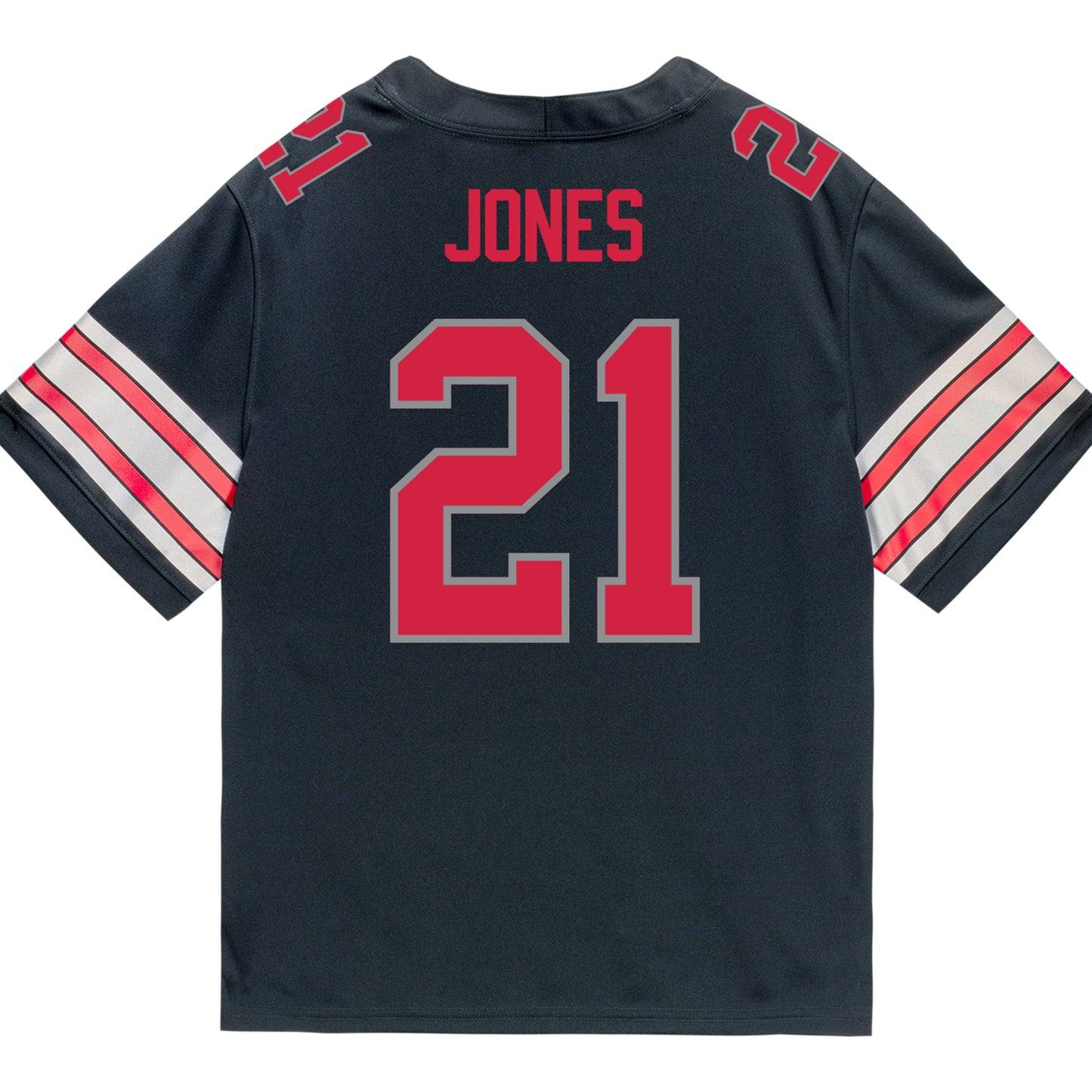 Ohio State Buckeyes Nike #21 Brenten Jones Student Athlete Black Football Jersey