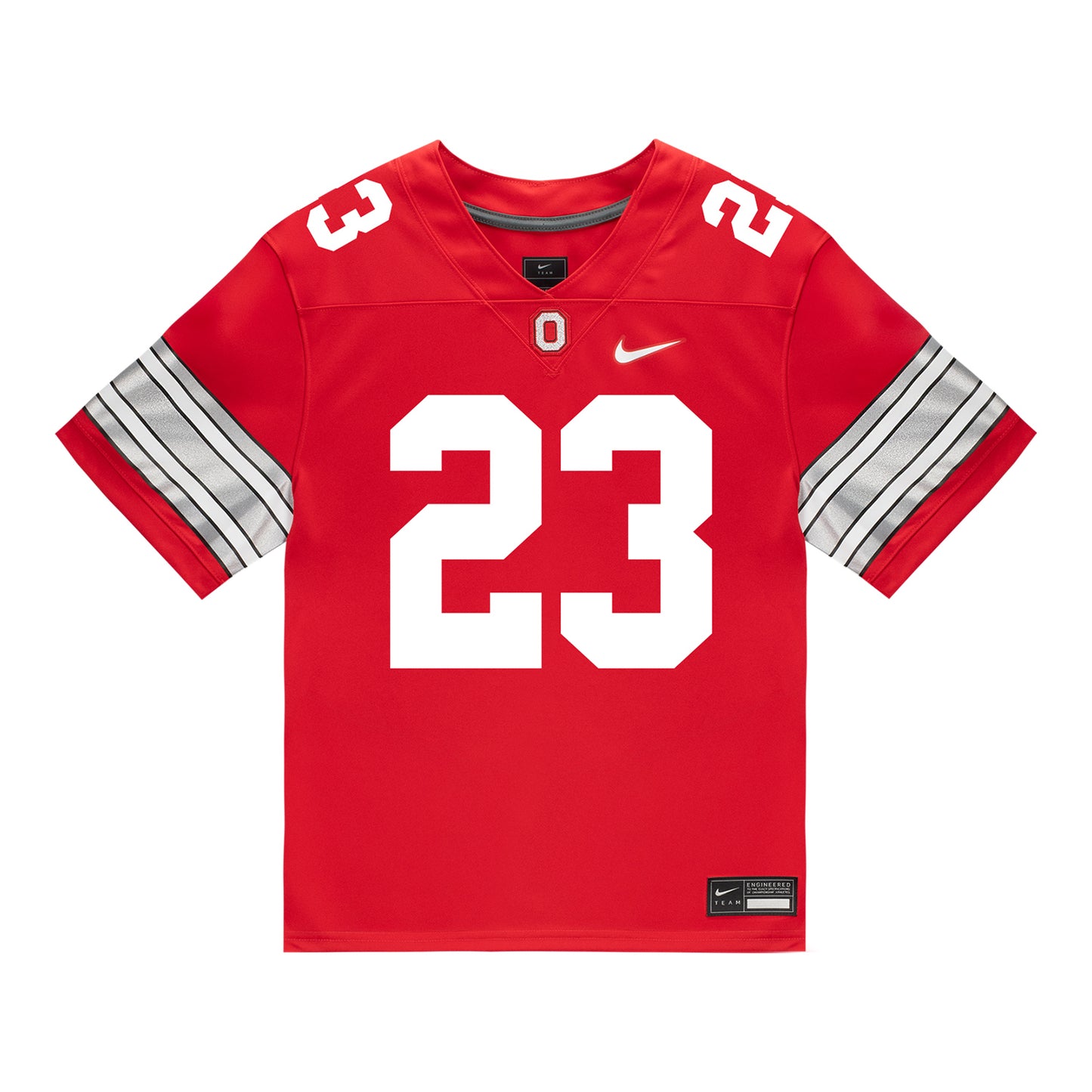Ohio State Buckeyes Nike #23 Nolan Baudo Student Athlete Scarlet Football Jersey
