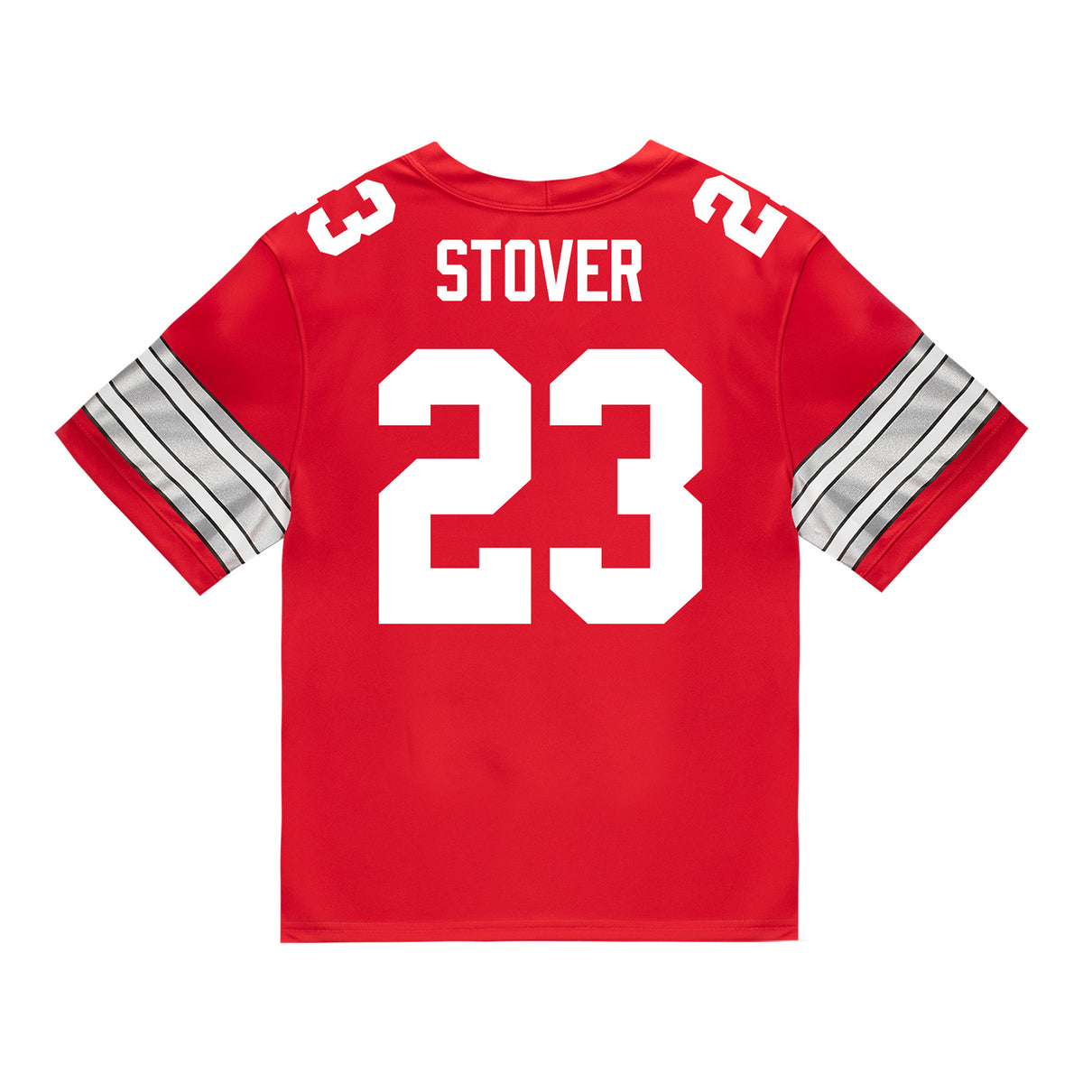 Ohio State Buckeyes Nike #23 Garrett Stover Student Athlete Scarlet Football Jersey