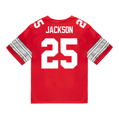 Ohio State Buckeyes Nike #25 Bo Jackson Student Athlete Scarlet Football Jersey