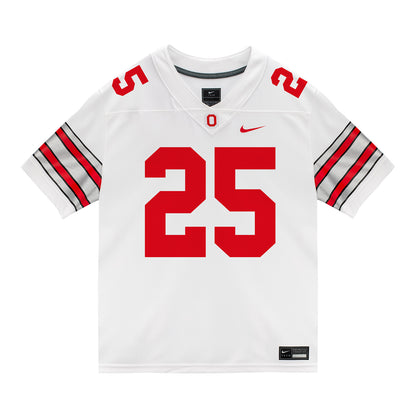 Ohio State Buckeyes Nike #25 Bo Jackson Student Athlete White Football Jersey