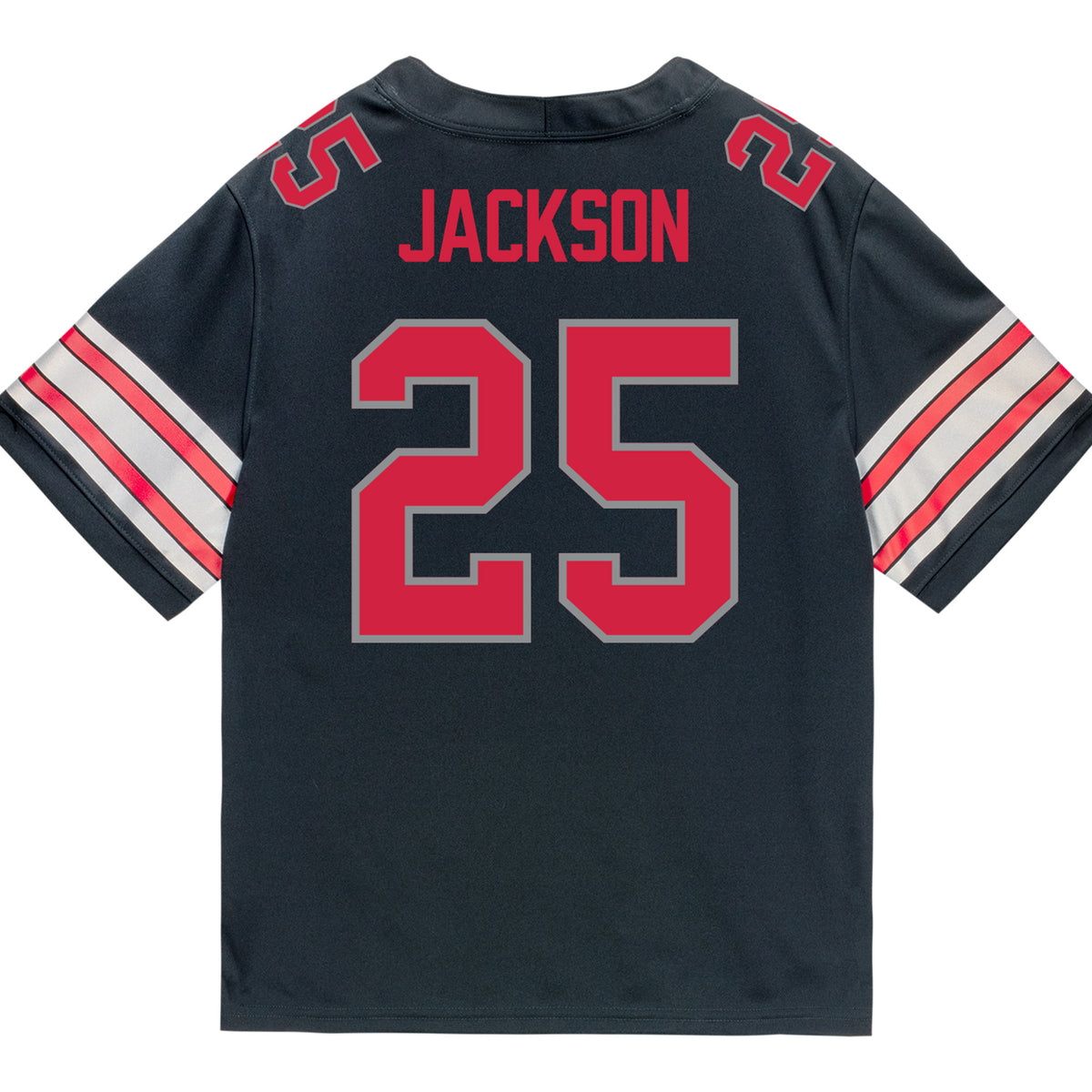 Youth Ohio State Buckeyes #25 Bo Jackson Student Athlete Black Football Jersey