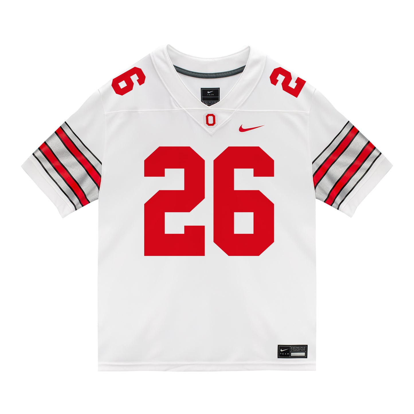Ohio State Buckeyes Nike #26 Payton Pierce Student Athlete White Football Jersey