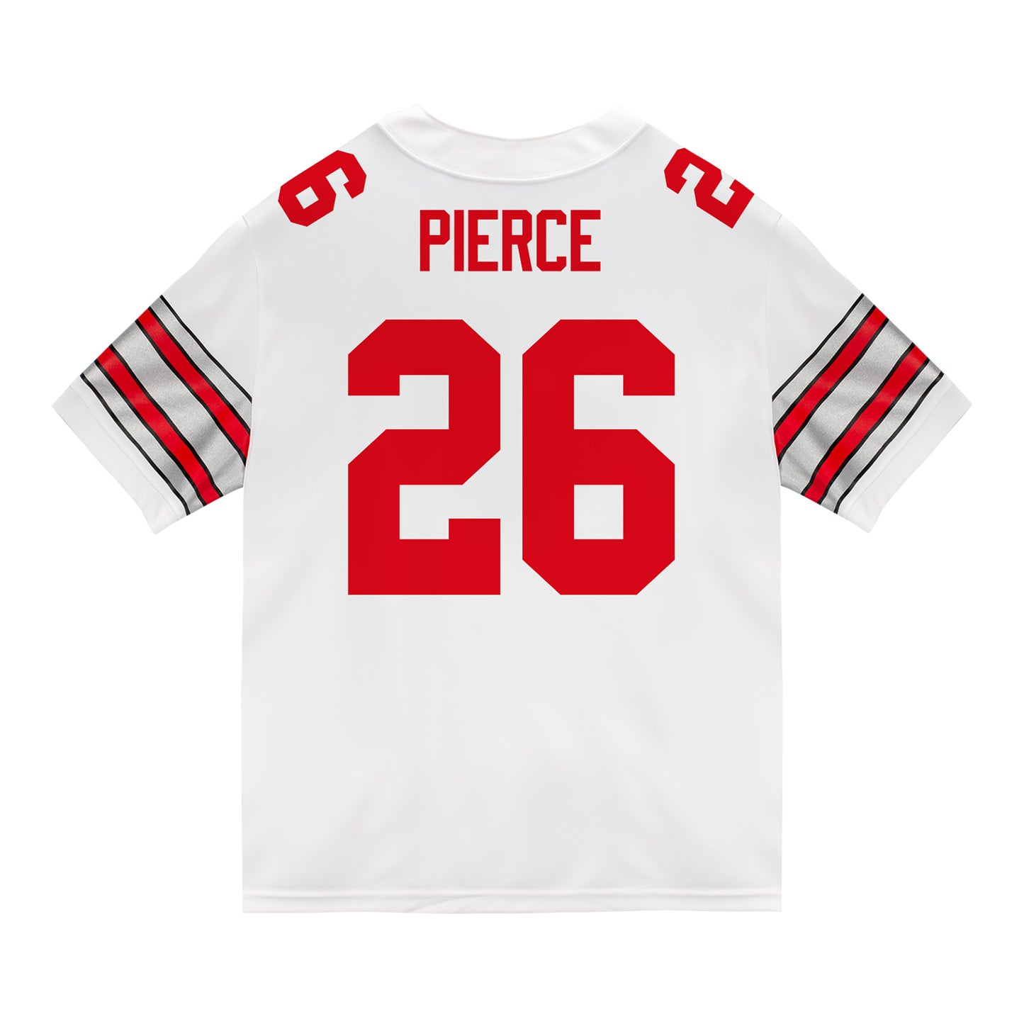 Ohio State Buckeyes Nike #26 Payton Pierce Student Athlete White Football Jersey