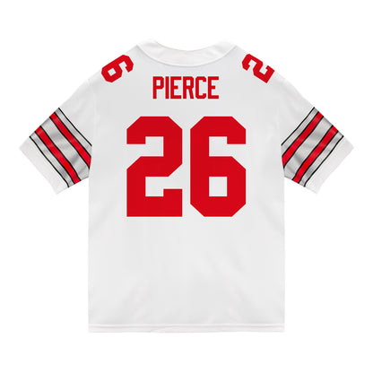 Ohio State Buckeyes Nike #26 Payton Pierce Student Athlete White Football Jersey