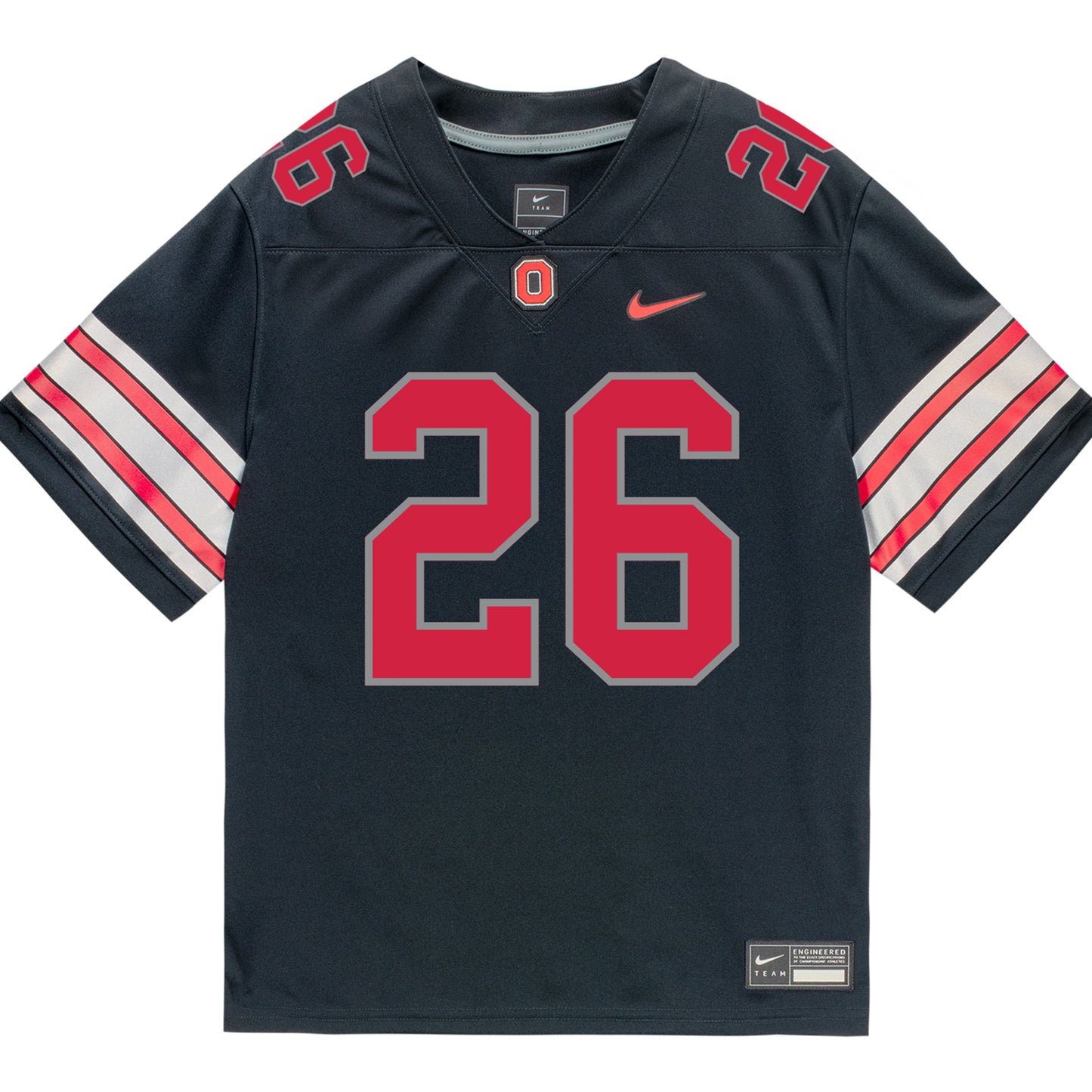 Ohio State Buckeyes Nike #26 Payton Pierce Student Athlete Black Football Jersey