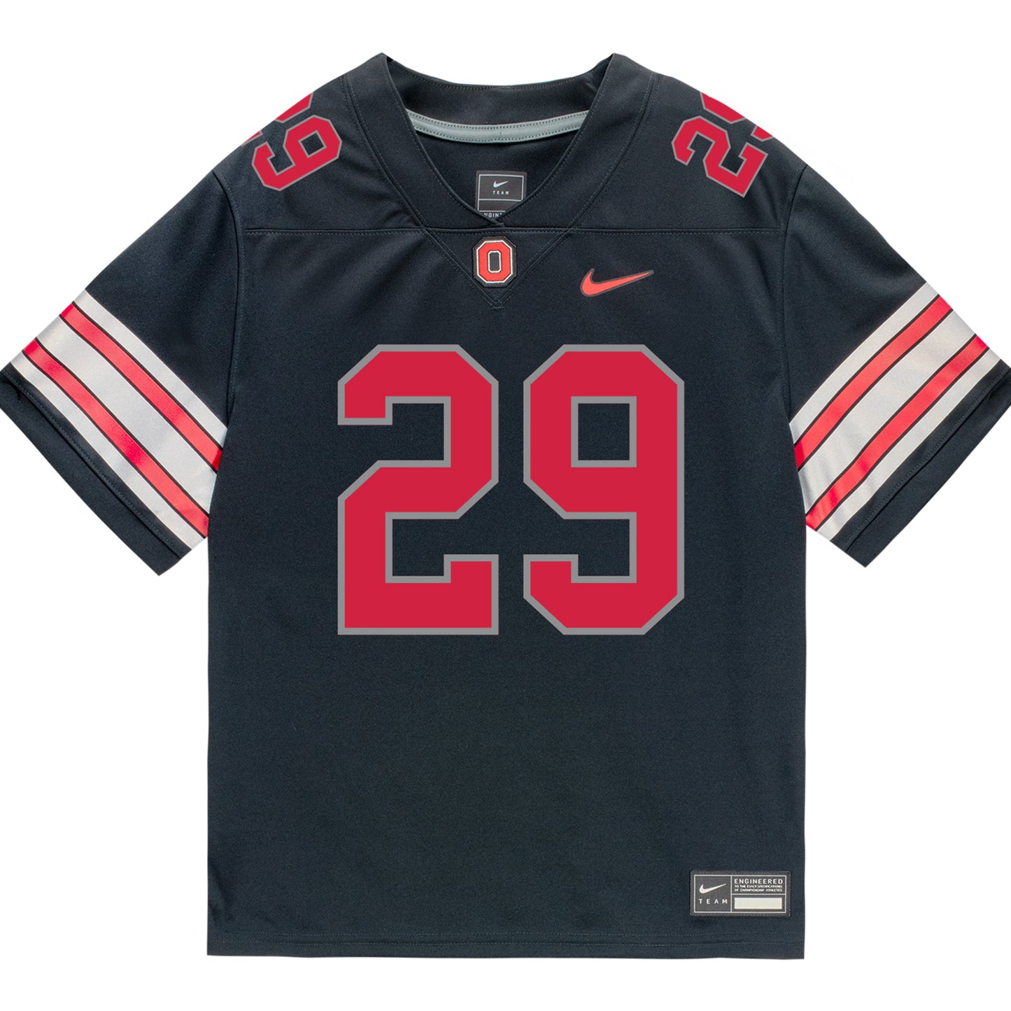 Ohio State Buckeyes Nike #29 Deshawn Stewart Student Athlete Black Football Jersey