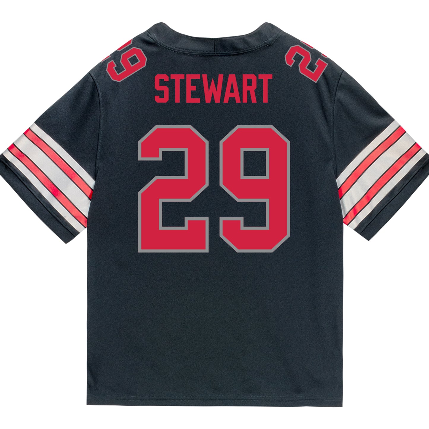Ohio State Buckeyes Nike #29 Deshawn Stewart Student Athlete Black Football Jersey