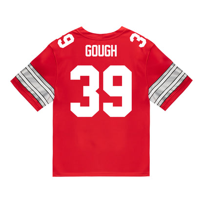 Ohio State Buckeyes Nike #39 Glorien Gough Student Athlete Scarlet Football Jersey