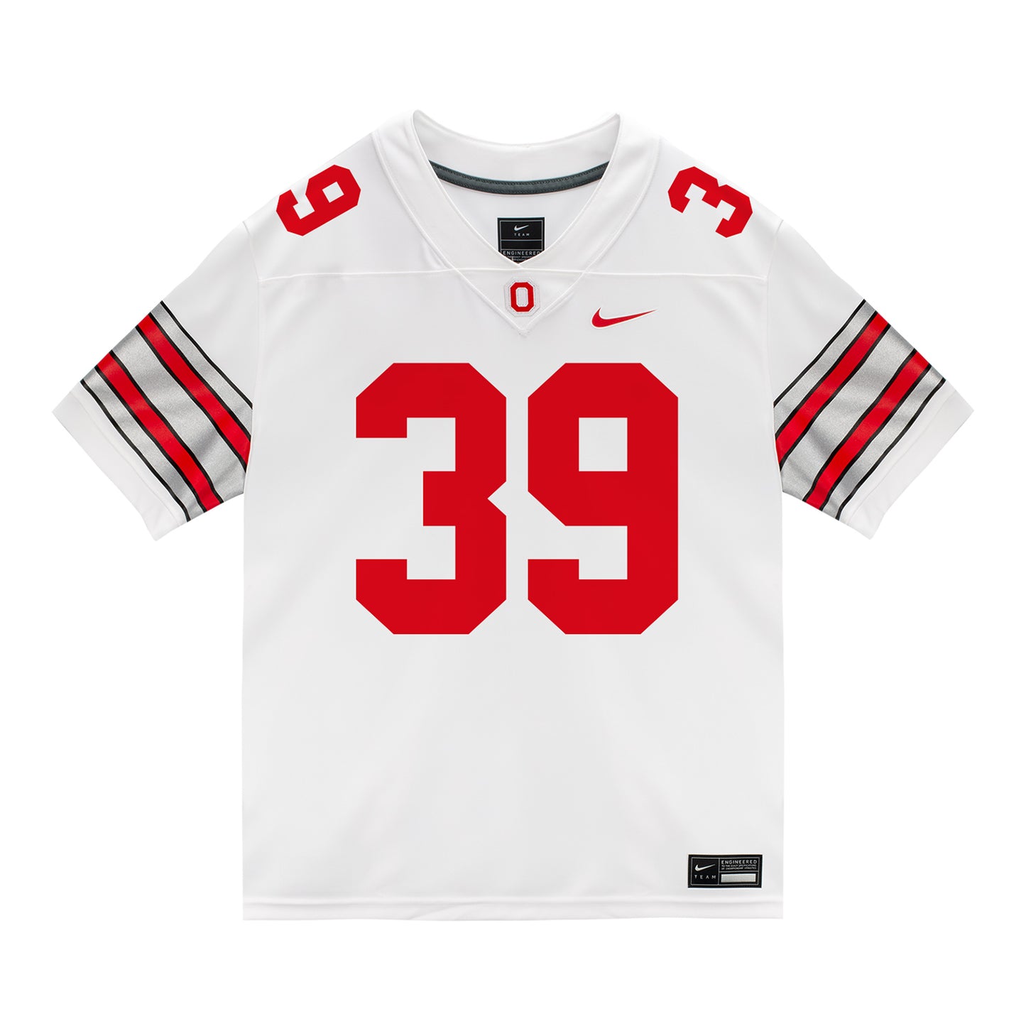 Ohio State Buckeyes Nike #39 Glorien Gough Student Athlete White Football Jersey