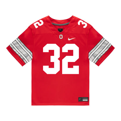 Ohio State Buckeyes Nike #32 Isaiah West Student Athlete Scarlet Football Jersey