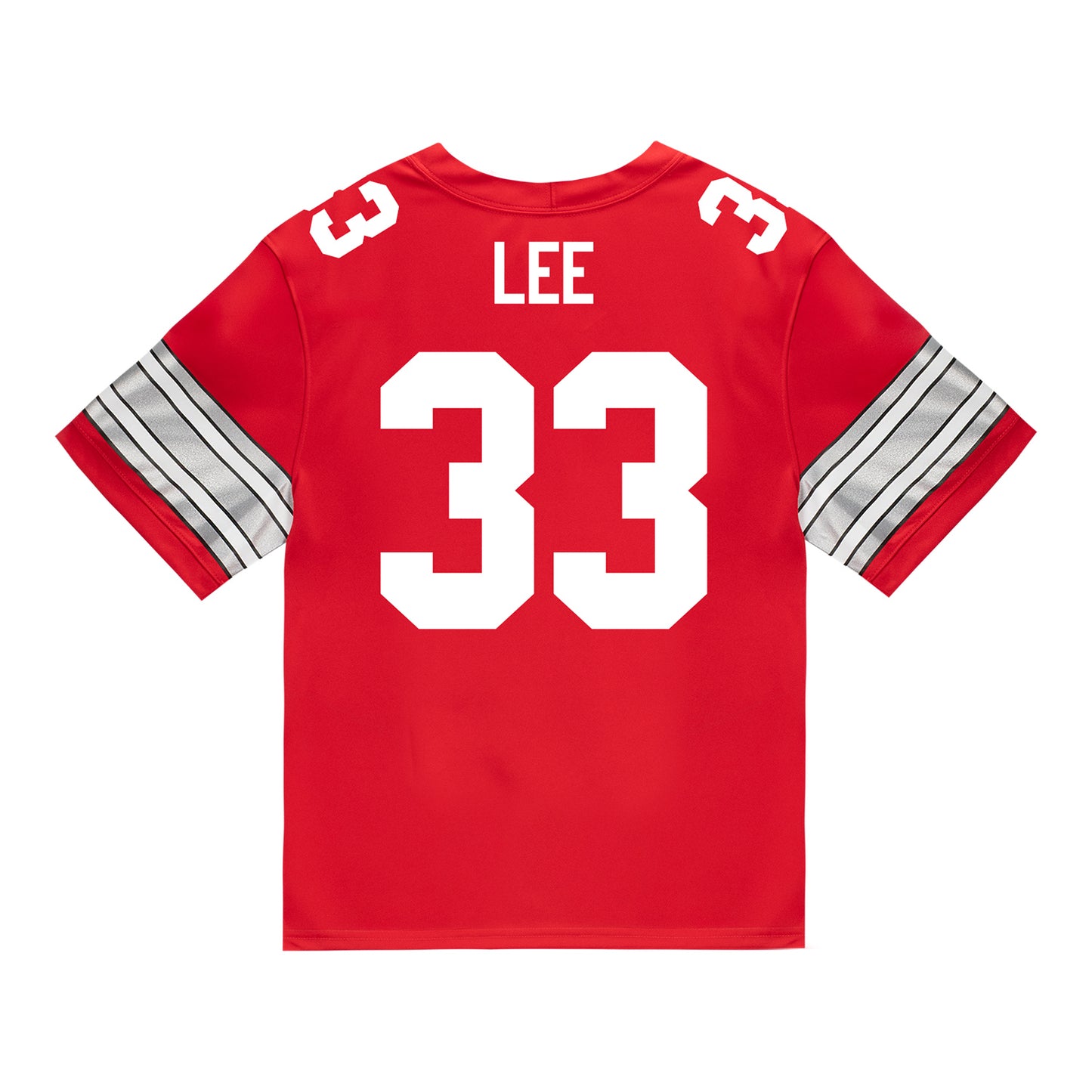 Ohio State Buckeyes Nike #33 Eli Lee Student Athlete Scarlet Football Jersey