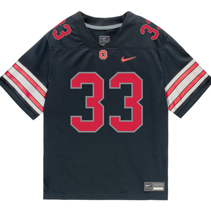 Ohio State Buckeyes Nike #33 Eli Lee Student Athlete Black Football Jersey