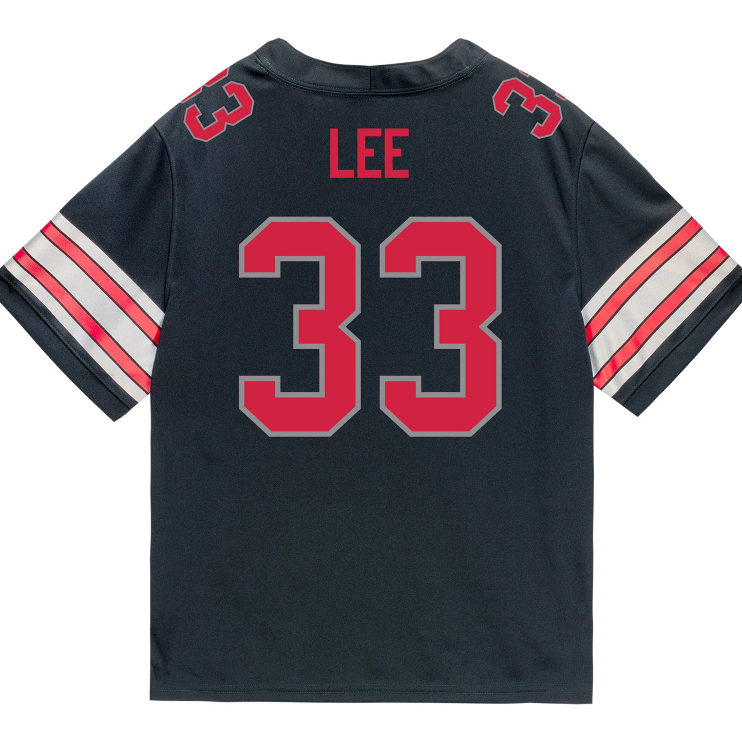 Ohio State Buckeyes Nike #33 Eli Lee Student Athlete Black Football Jersey
