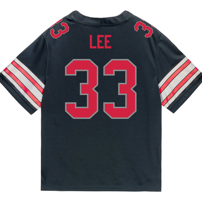 Ohio State Buckeyes Nike #33 Eli Lee Student Athlete Black Football Jersey