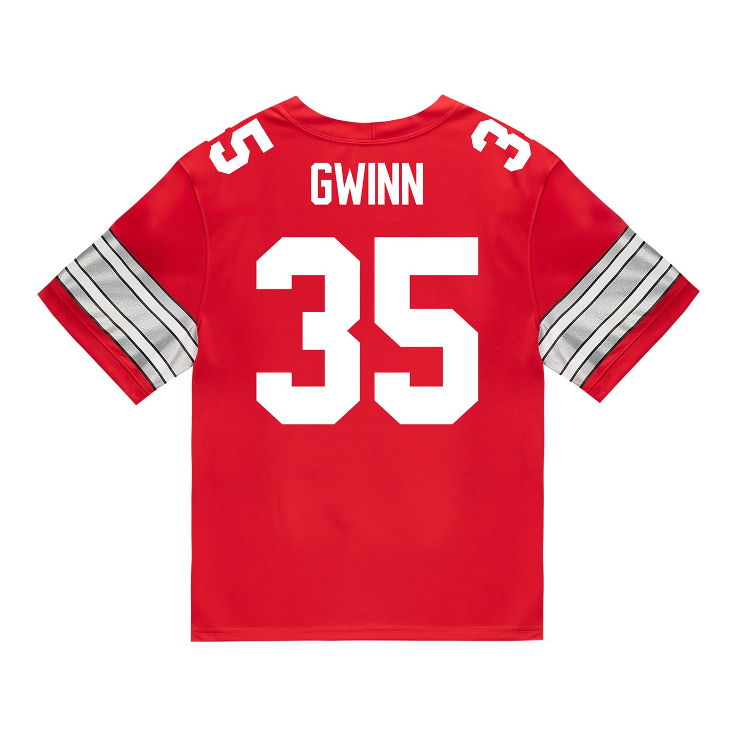 Ohio State Buckeyes Nike #35 Jaystin Gwinn Student Athlete Scarlet Football Jersey
