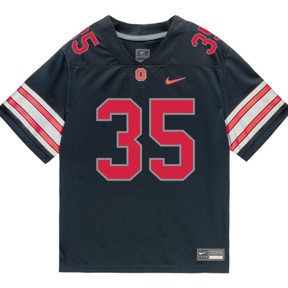 Ohio State Buckeyes Nike #35 Jaystin Gwinn Student Athlete Black Football Jersey