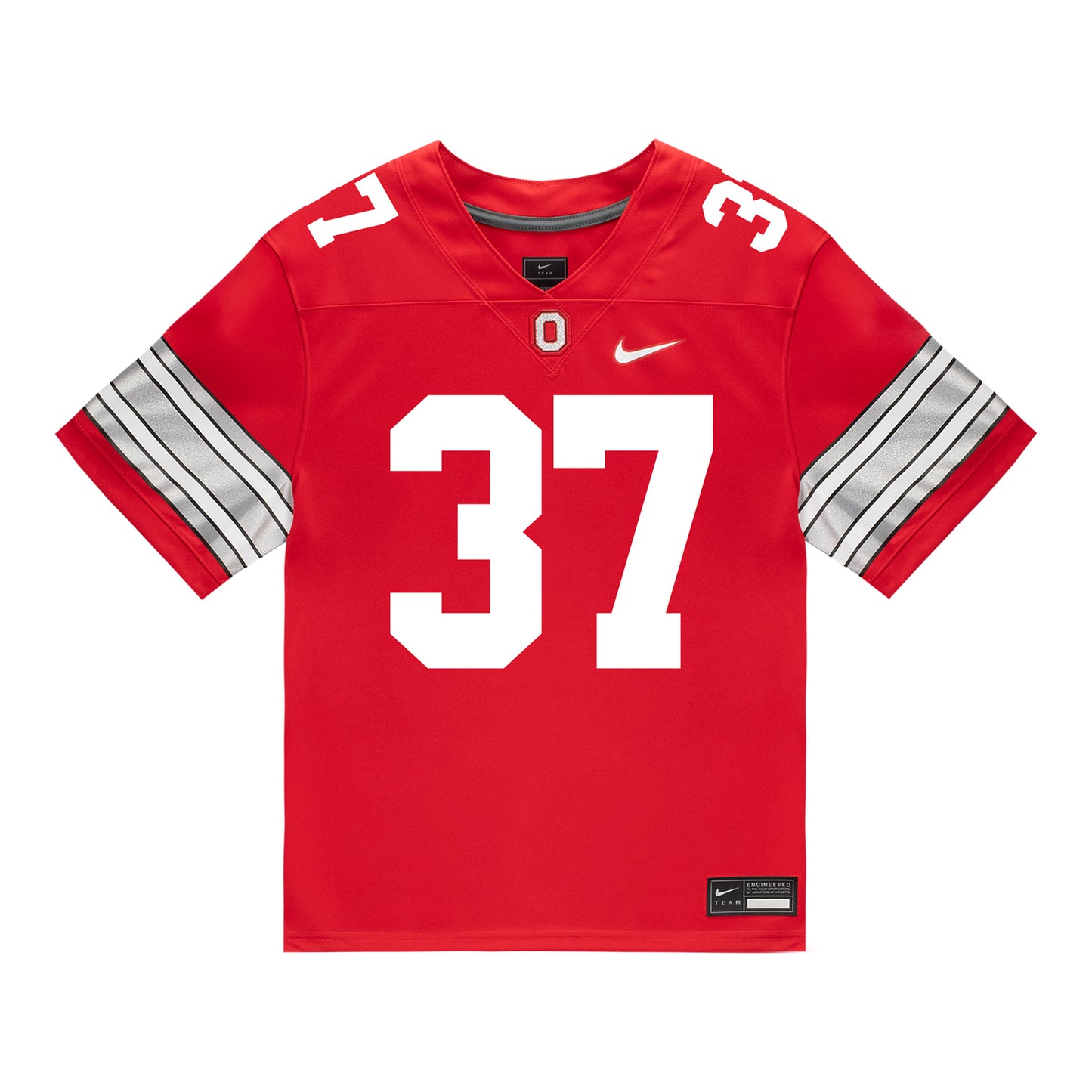 Ohio State Buckeyes Nike #37 Zach Hayes Student Athlete Scarlet Football Jersey
