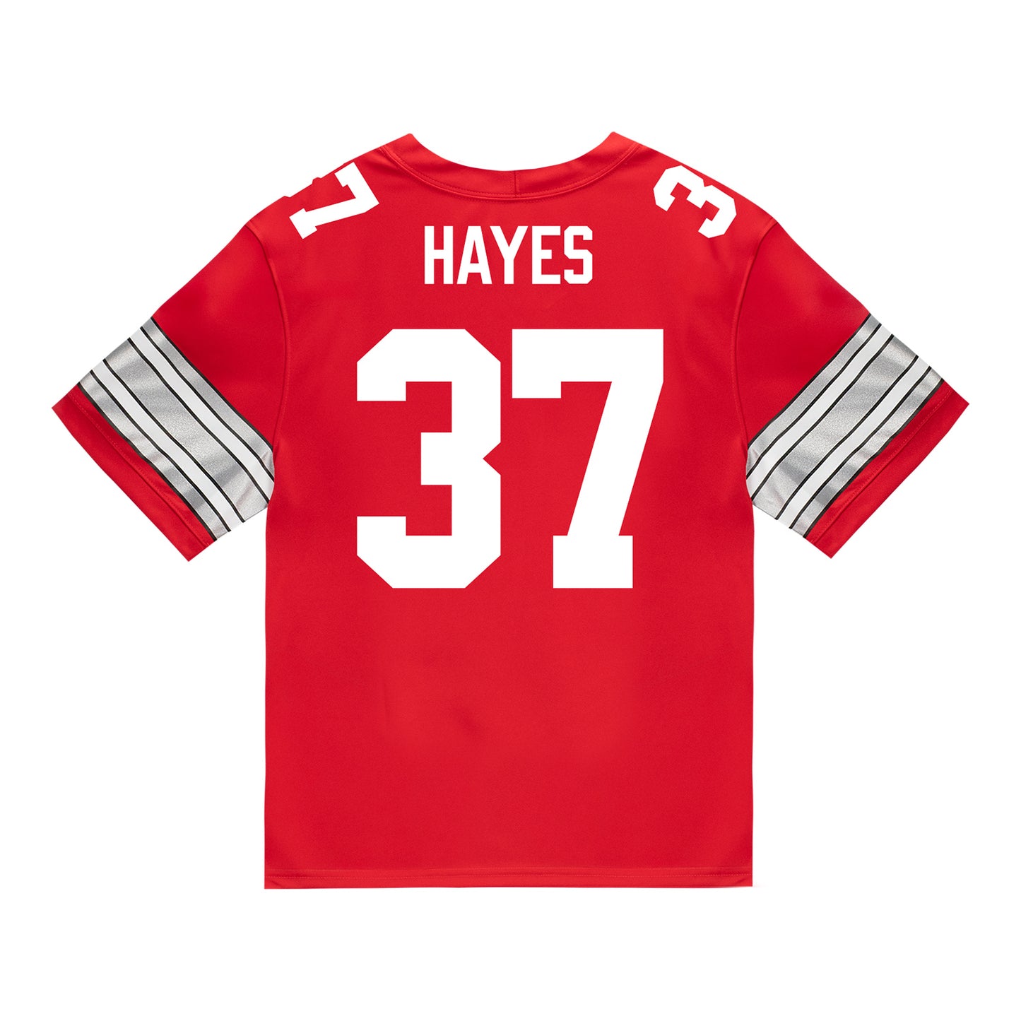Ohio State Buckeyes Nike #37 Zach Hayes Student Athlete Scarlet Football Jersey