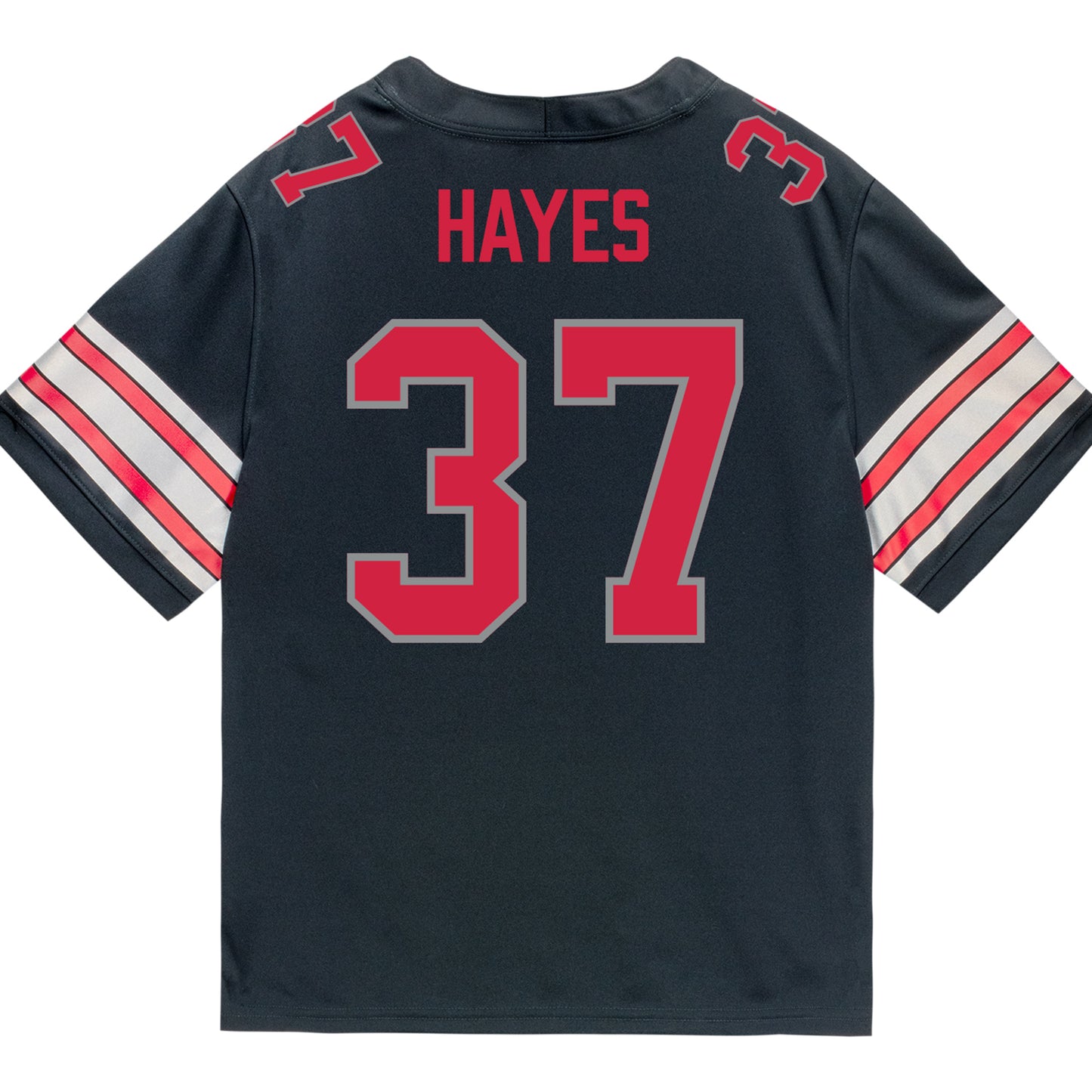Ohio State Buckeyes Nike #37 Zach Hayes Student Athlete Black Football Jersey