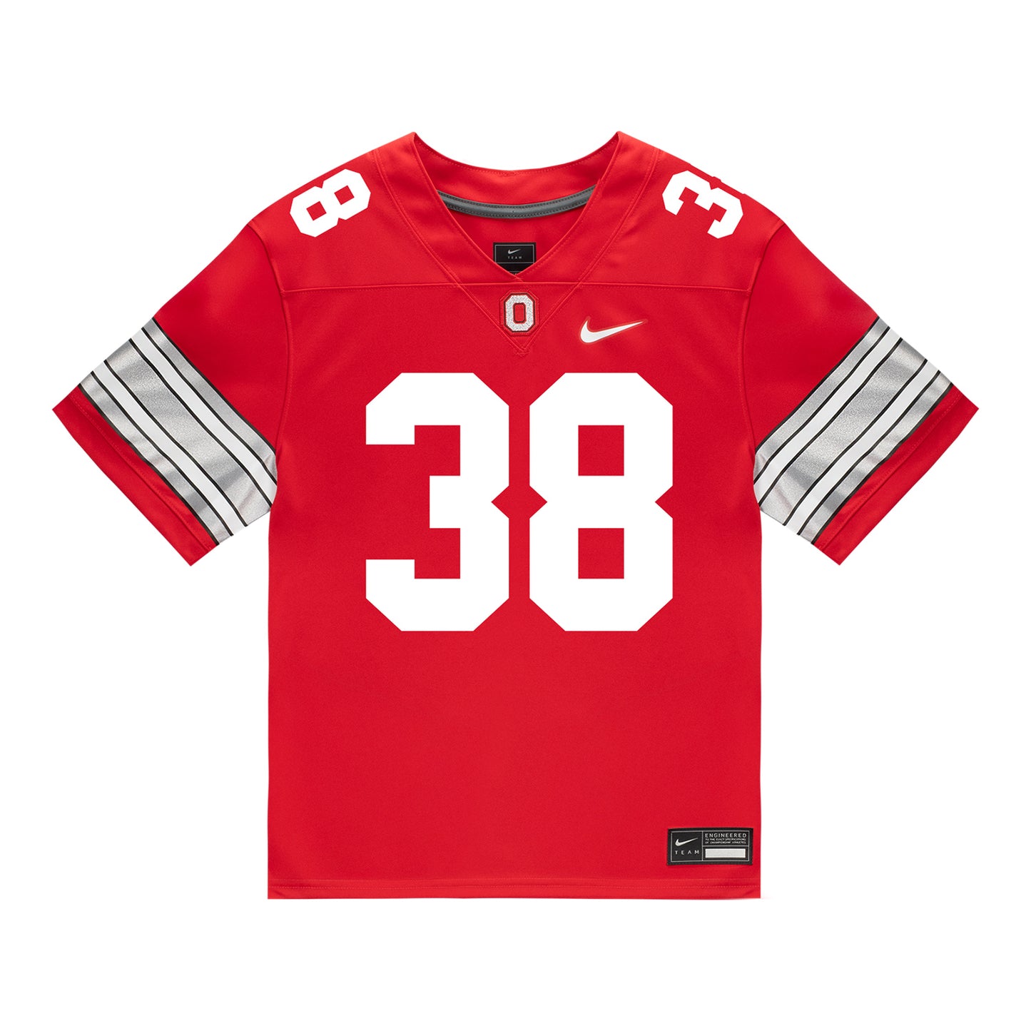 Ohio State Buckeyes Nike #38 Eli Riggs Student Athlete Scarlet Football Jersey
