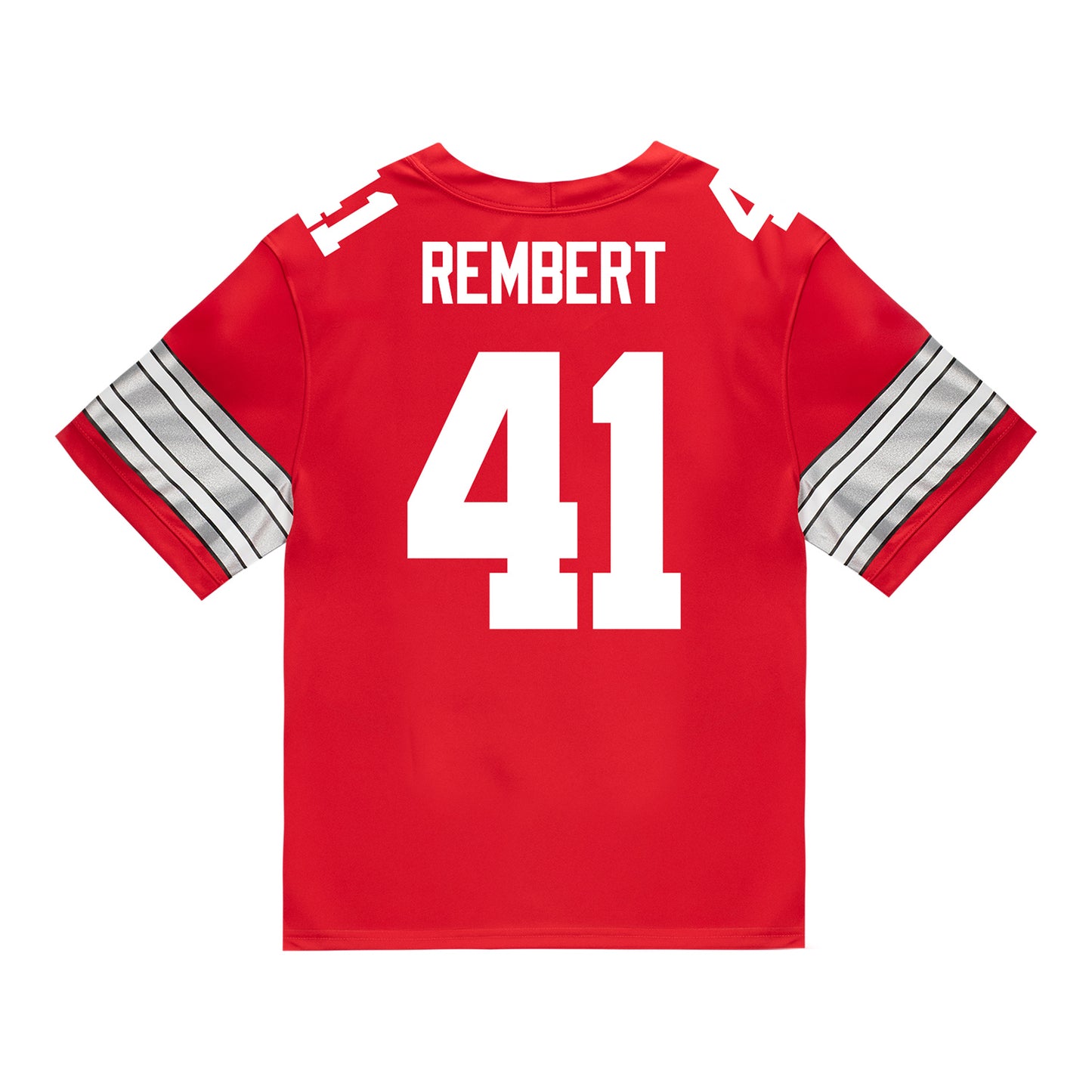 Ohio State Buckeyes Nike #41 Braxton Rembert Student Athlete Scarlet Football Jersey