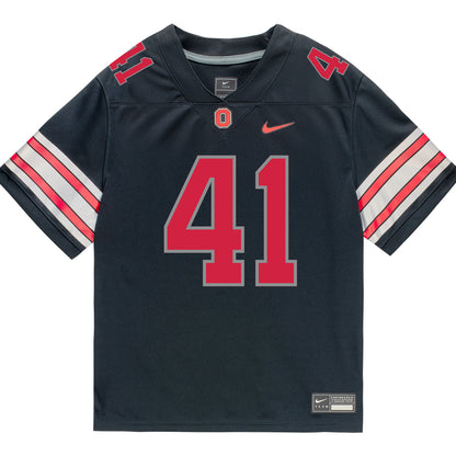 Ohio State Buckeyes Nike #41 Braxton Rembert Student Athlete Black Football Jersey