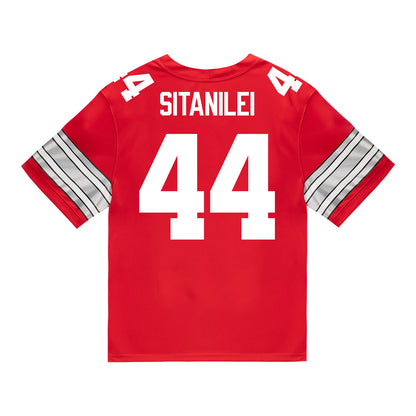 Ohio State Buckeyes Nike #44 Epi Sitanilei Student Athlete Scarlet Football Jersey