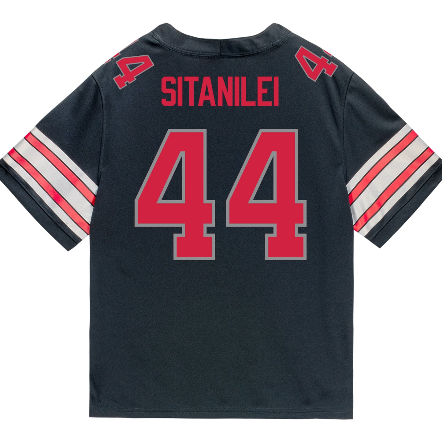 Ohio State Buckeyes Nike #44 Epi Sitanilei Student Athlete Black Football Jersey