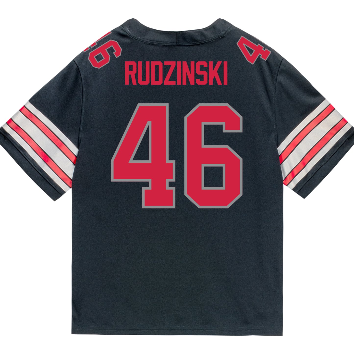 Ohio State Buckeyes Nike #46 Ryan Rudzinski Student Athlete Black Football Jersey