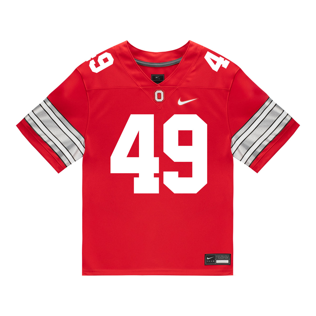 Ohio State Buckeyes Nike #49 Gavin Thobe Student Athlete Scarlet Football Jersey