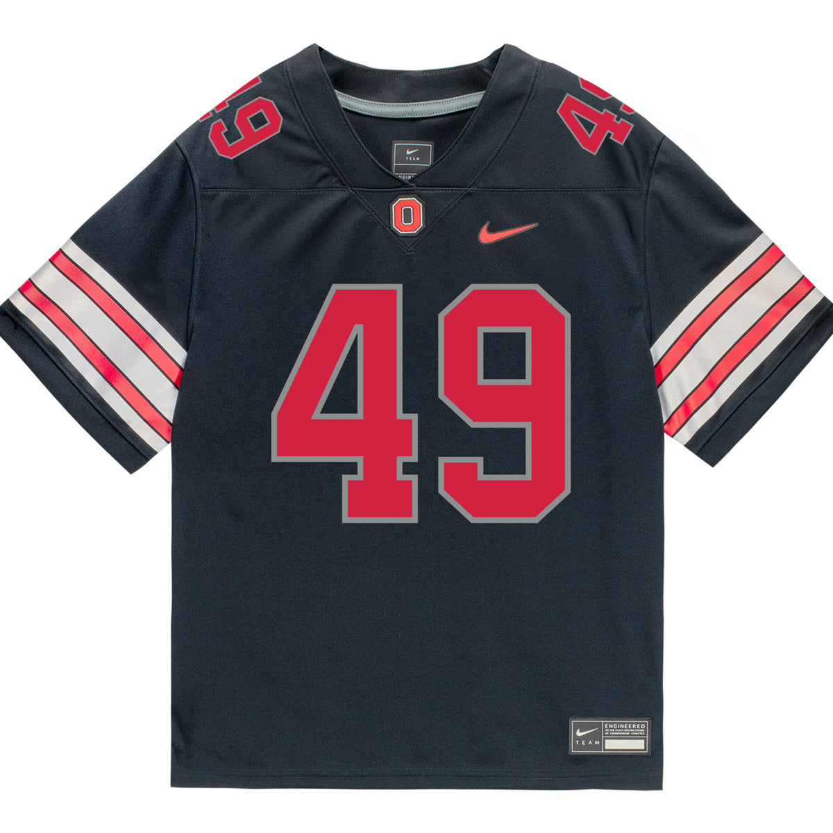 Ohio State Buckeyes Nike #49 Gavin Thobe Student Athlete Black Football Jersey