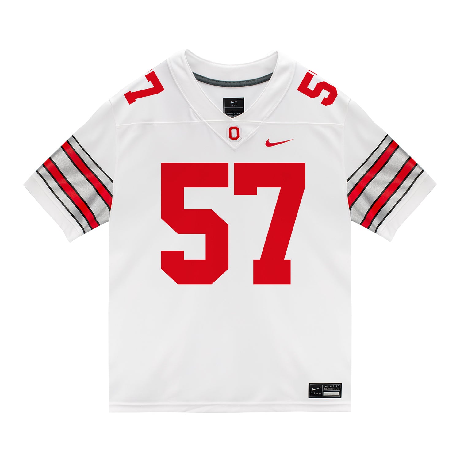 Ohio State Buckeyes Nike #57 Ian Gecse Student Athlete White